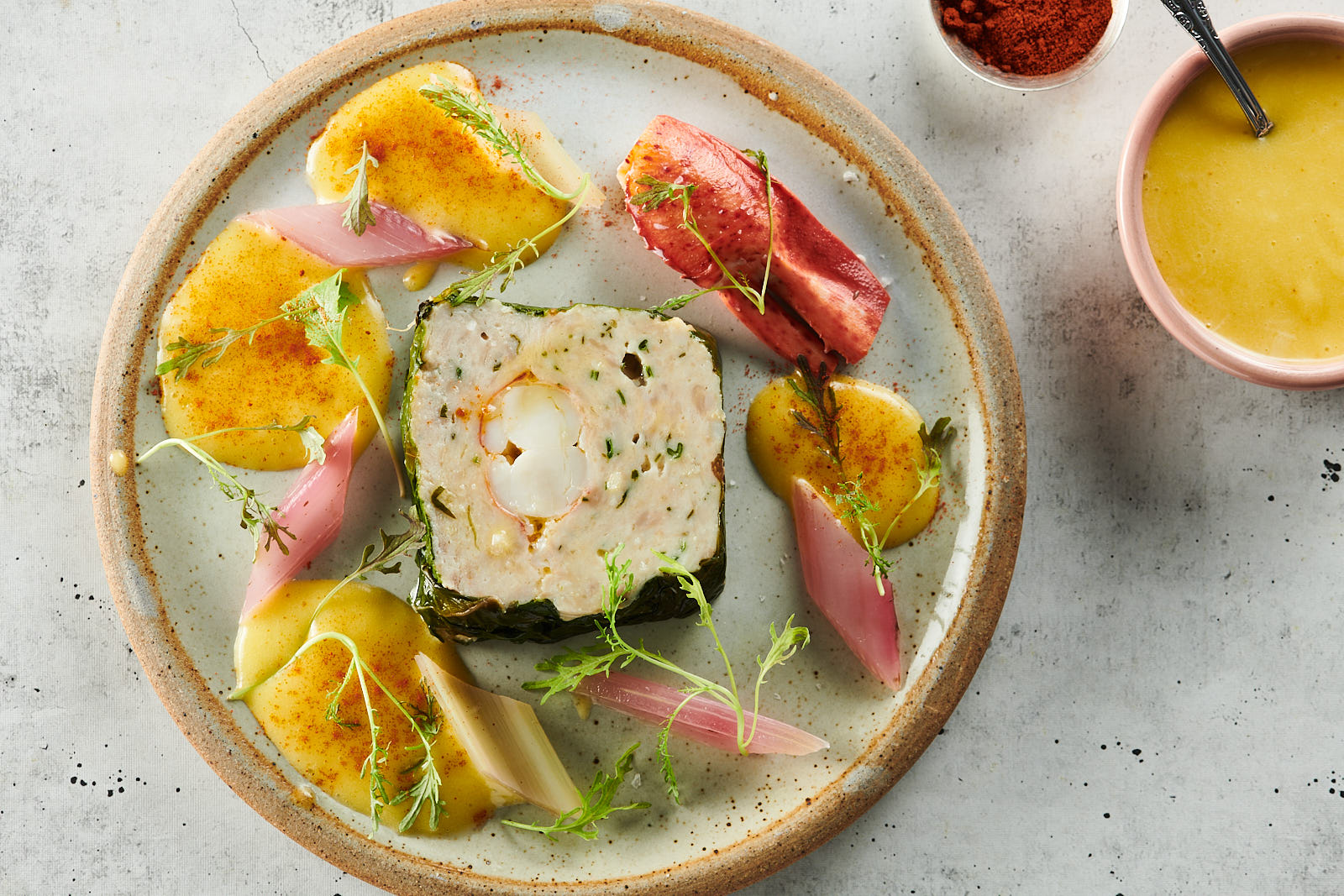 Video Course: Chicken and Lobster Terrine with Hollandaise Sauce